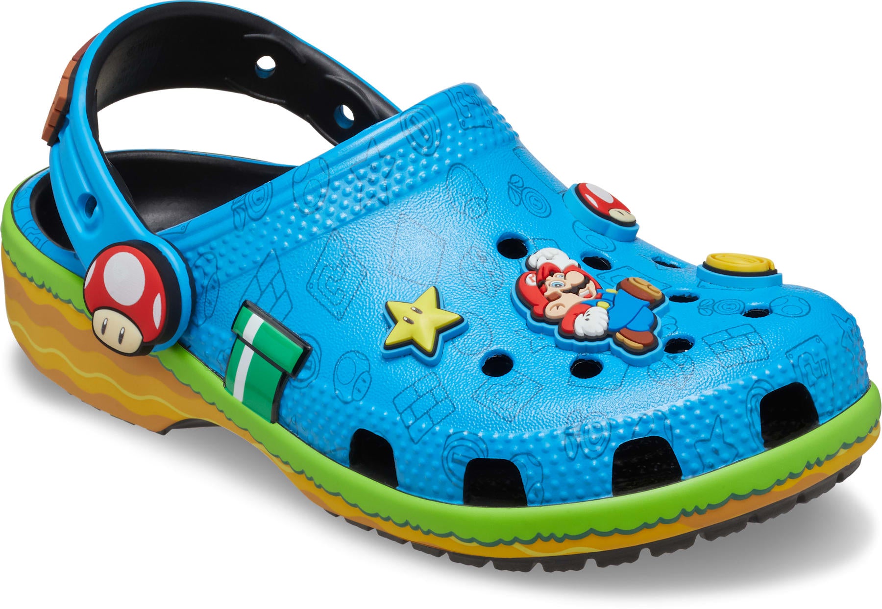 Crocs Youth Super Mario Core Classic Clog angle