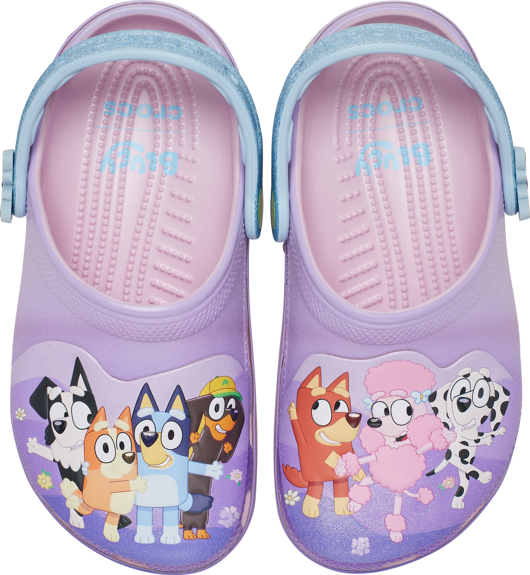 Crocs Toddlers' Bluey Friends Forever Classic Clog top