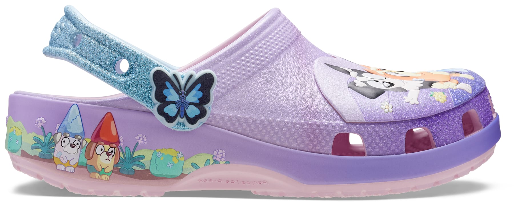 Crocs Toddlers' Bluey Friends Forever Classic Clog lateral