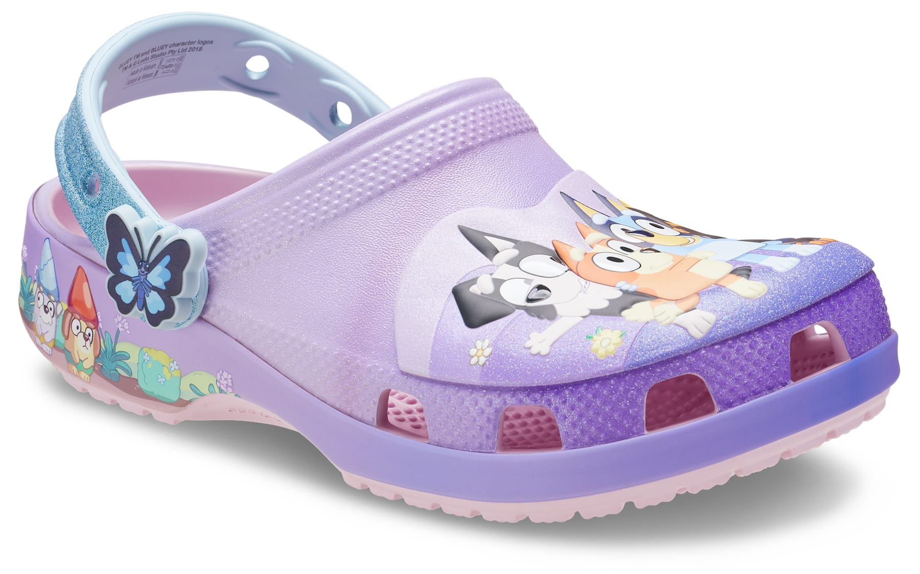 Crocs Toddlers' Bluey Friends Forever Classic Clog angle