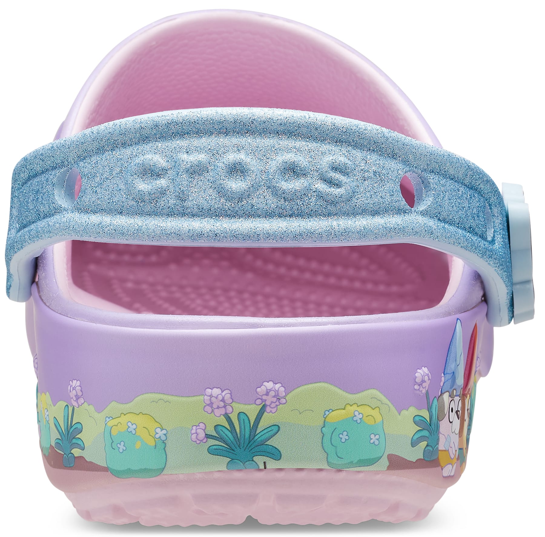Crocs Toddlers' Bluey Friends Forever Classic Clog heel detail