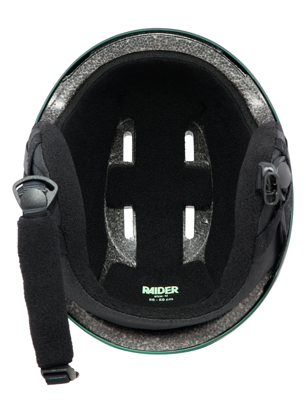 Anon Raider 3 Ski & Snowboard Helmet - Brunswick Green, inside view