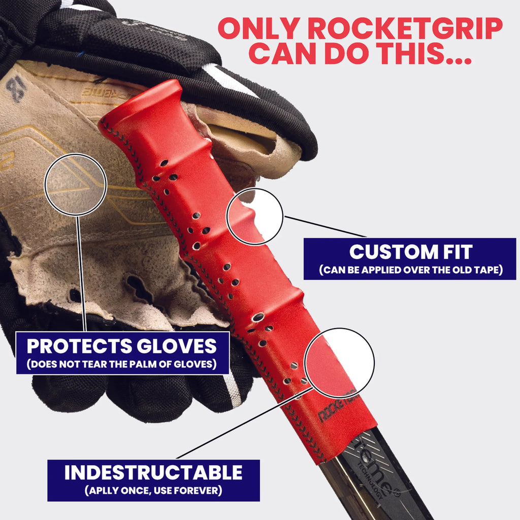 RocketGrip Hole Hockey Stick Grip