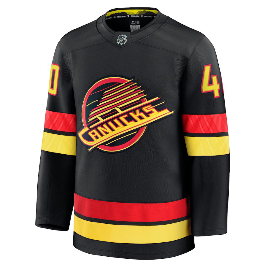 Fanatics Vancouver Canucks Alternate Premium Jersey - Elias Pettersson
