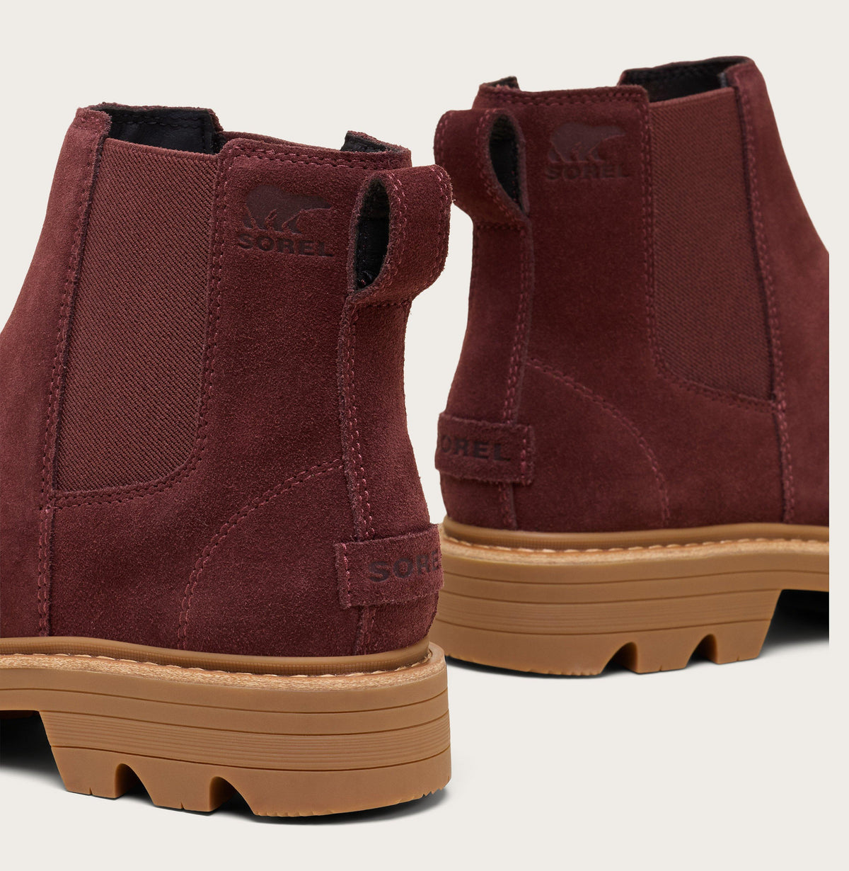 Sorel Women's Revel RD Chelsea Waterproof Boots - Redwood - detail