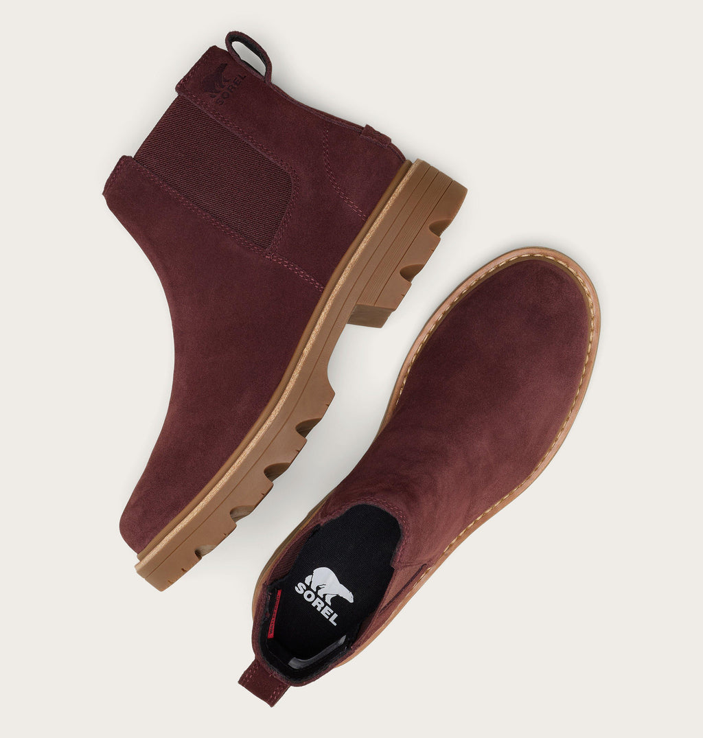 Sorel Women's Revel RD Chelsea Waterproof Boots - Redwood - top