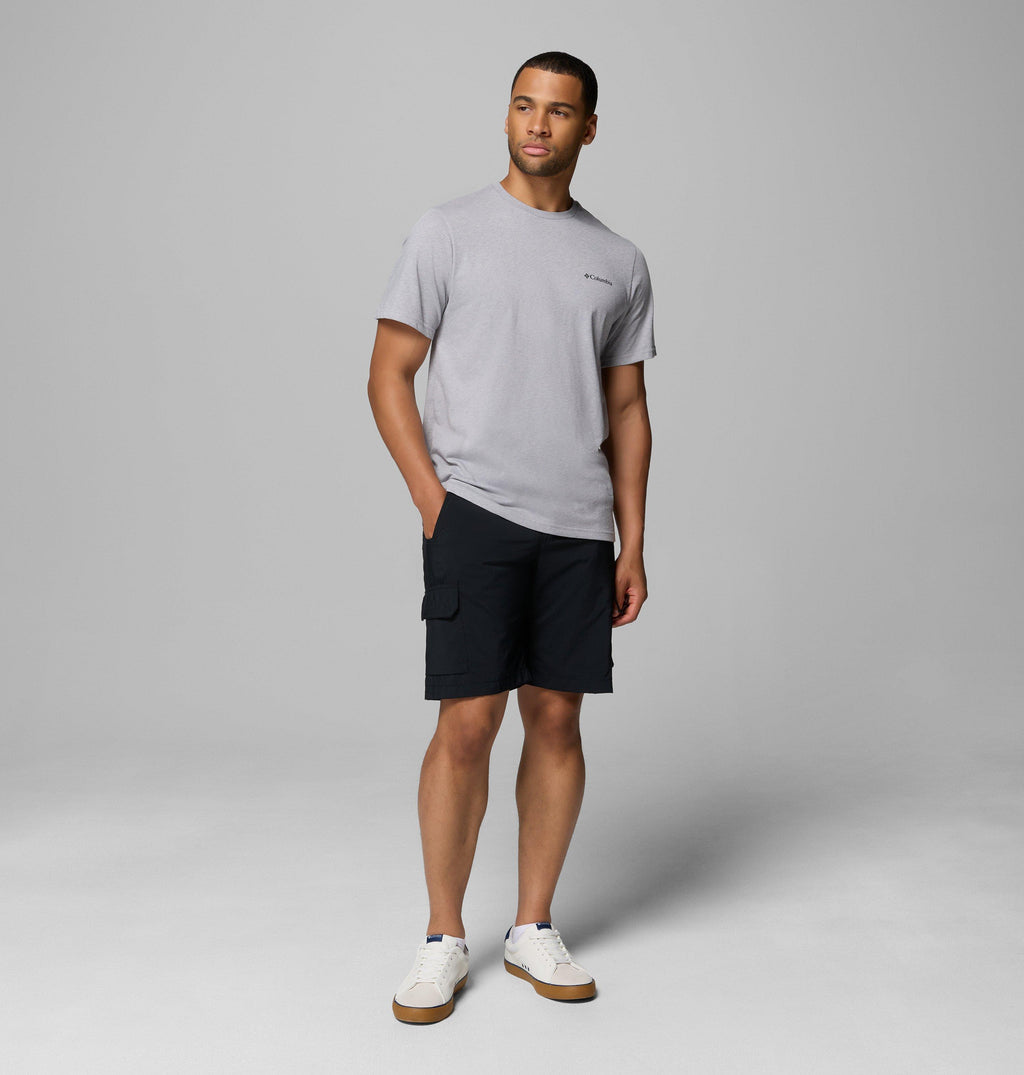 Columbia Shining Sandscape Graphic T-Shirt - Grey Heather - front