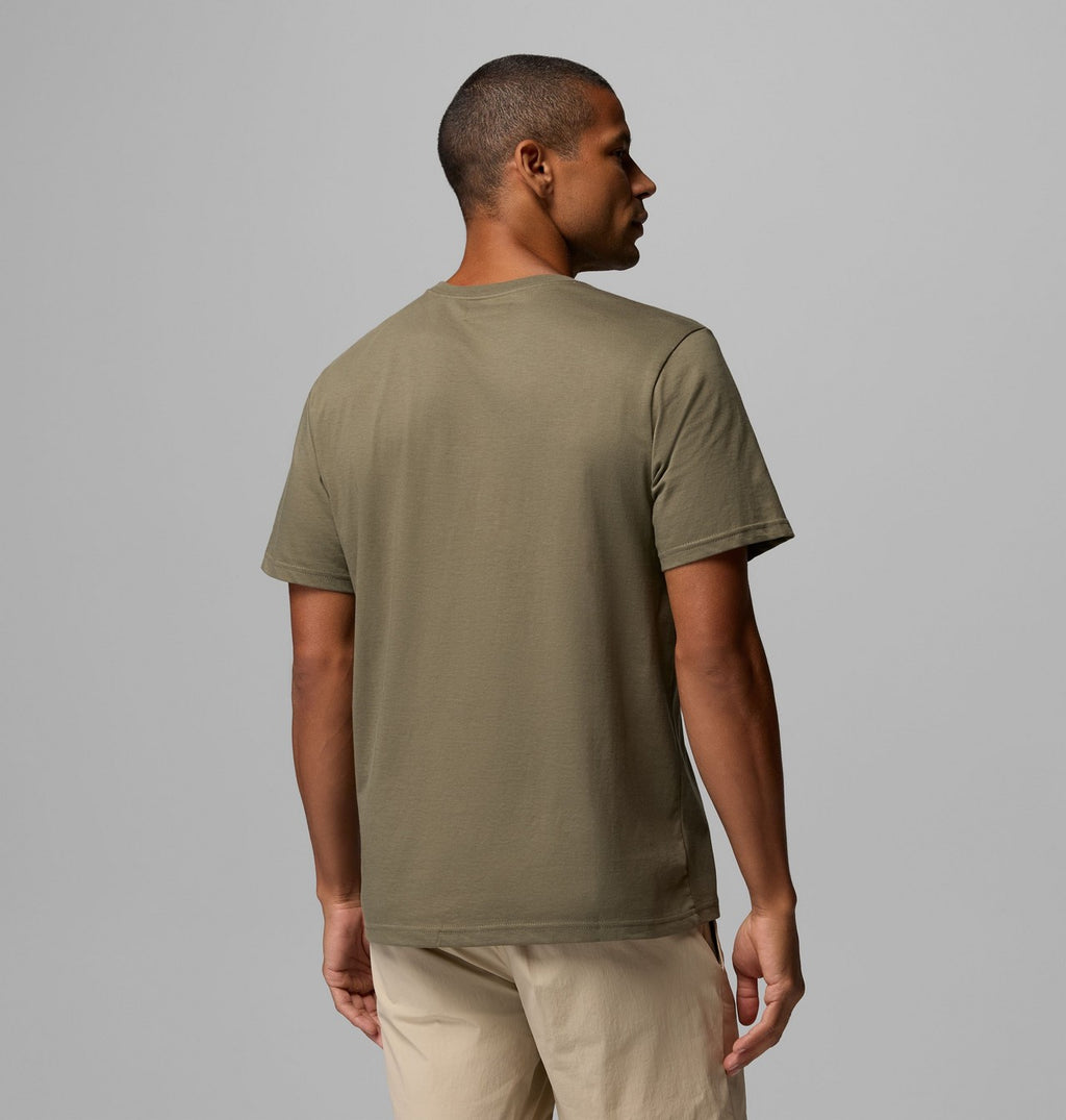 Columbia Men's Organic Cotton Seasonal Graphic T-Shirt - Stone Green - back