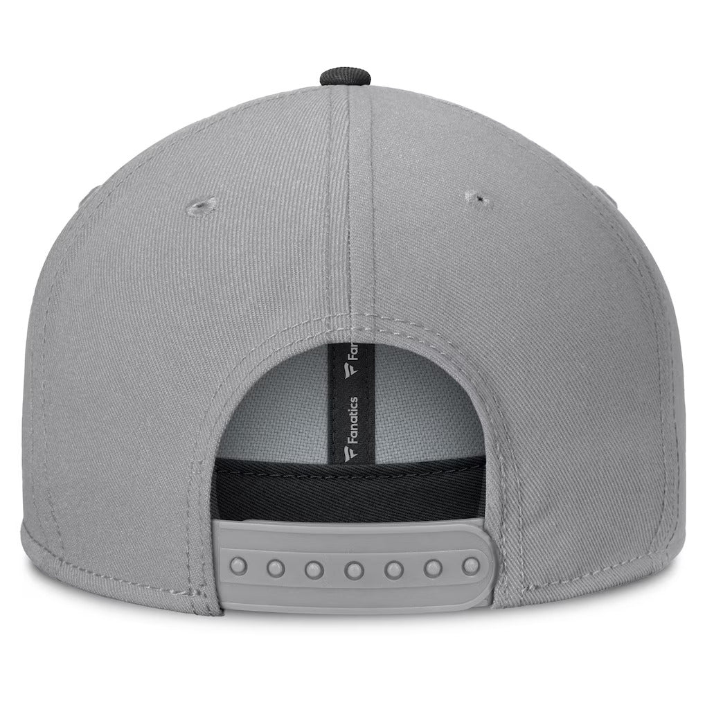 Fanatics Boston Bruins Fundamentals Duo Split Logo Snapback Hat