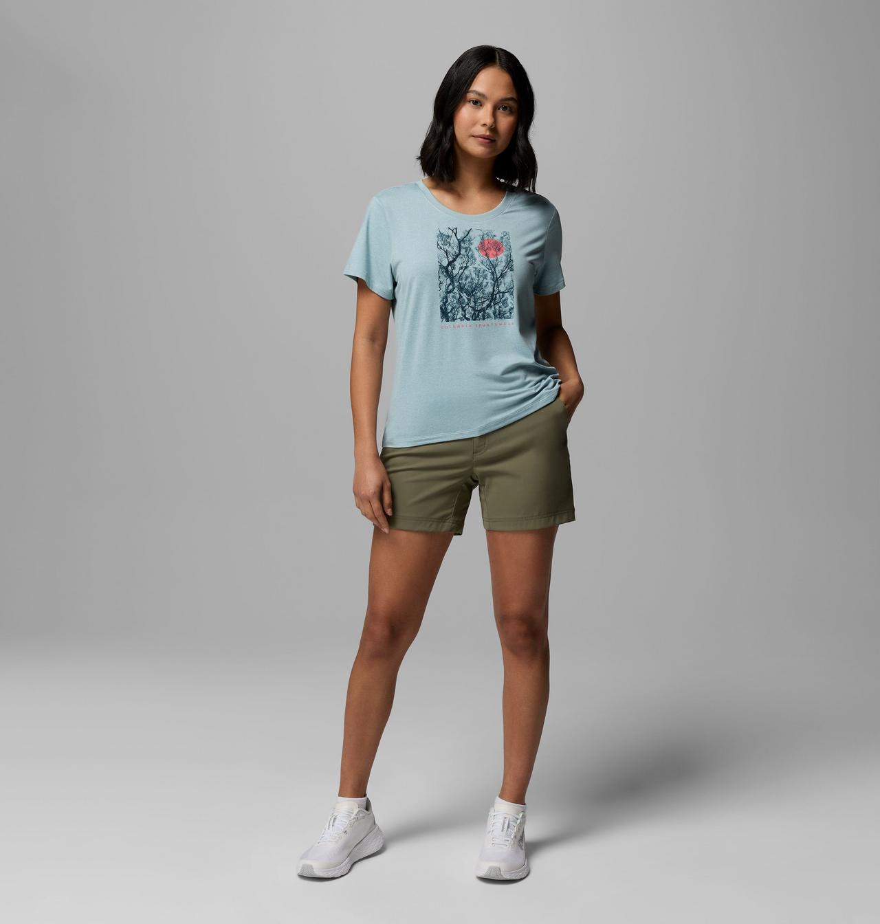 Columbia Women's Parsons Point Short Sleeve Scoop T-Shirt