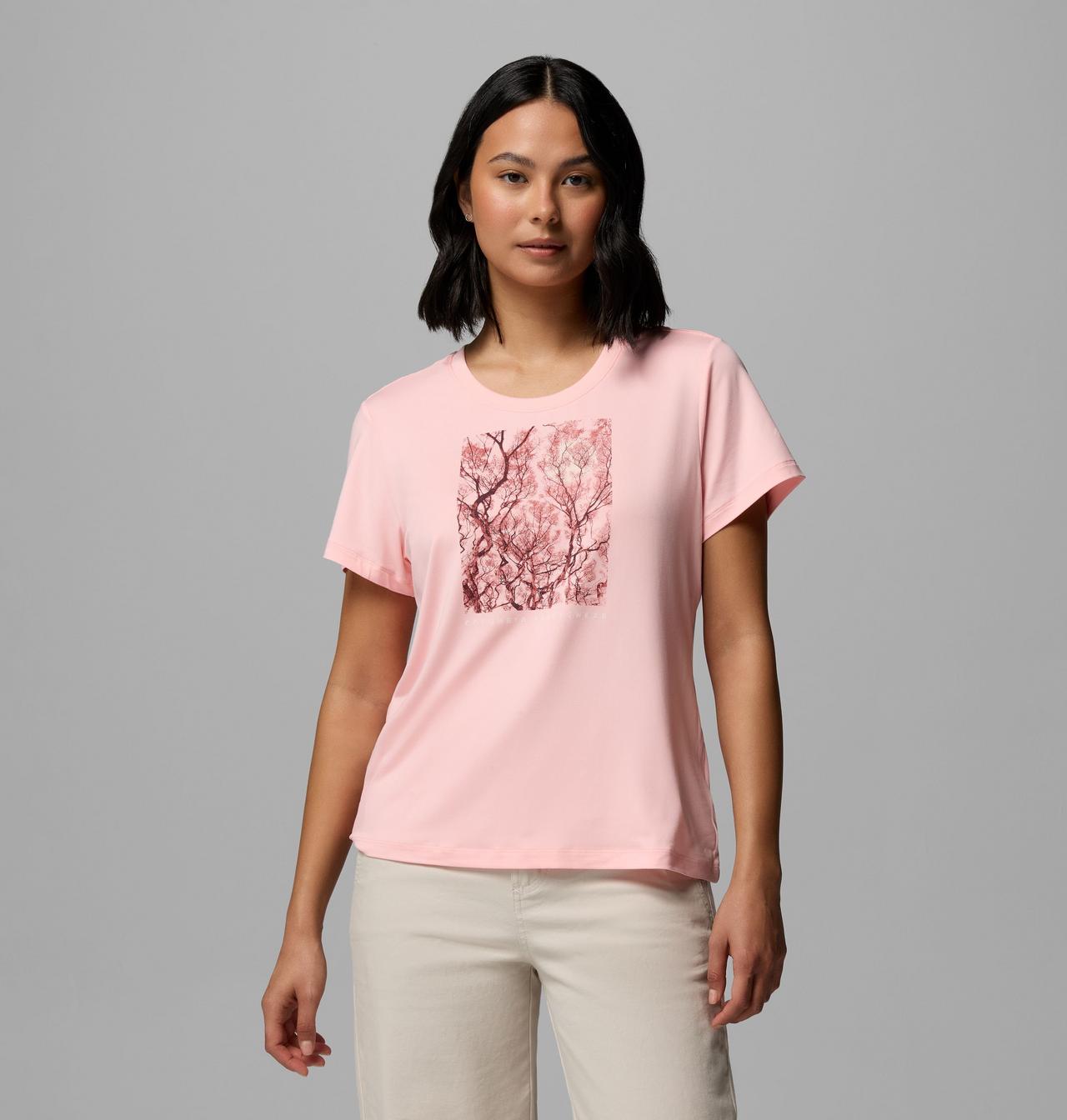 Columbia Women's Parsons Point Short Sleeve Scoop T-Shirt