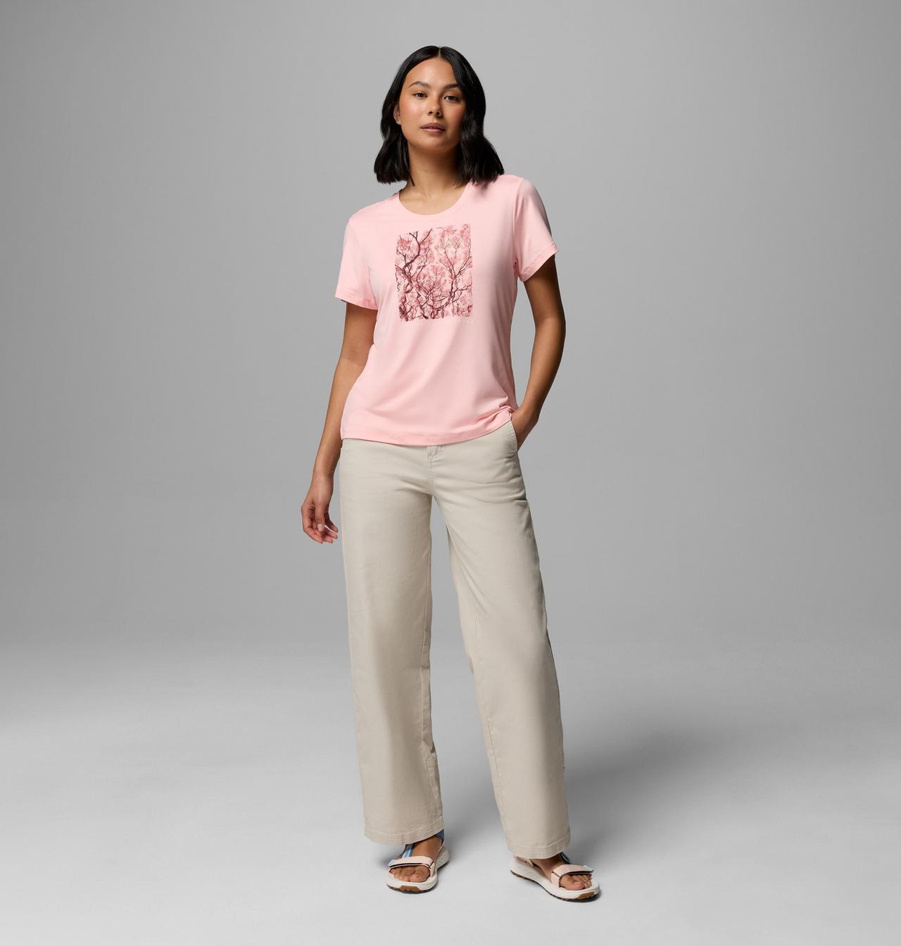 Columbia Women's Parsons Point Short Sleeve Scoop T-Shirt