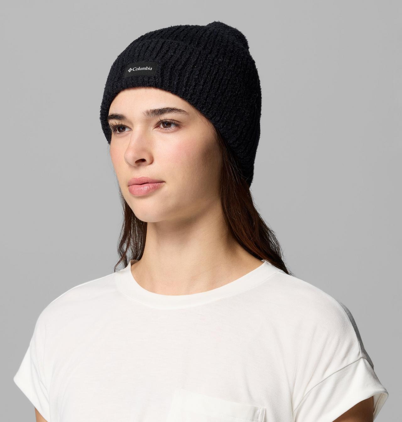 Columbia Women's CSC Luxe Cuffed Beanie - Black, on model