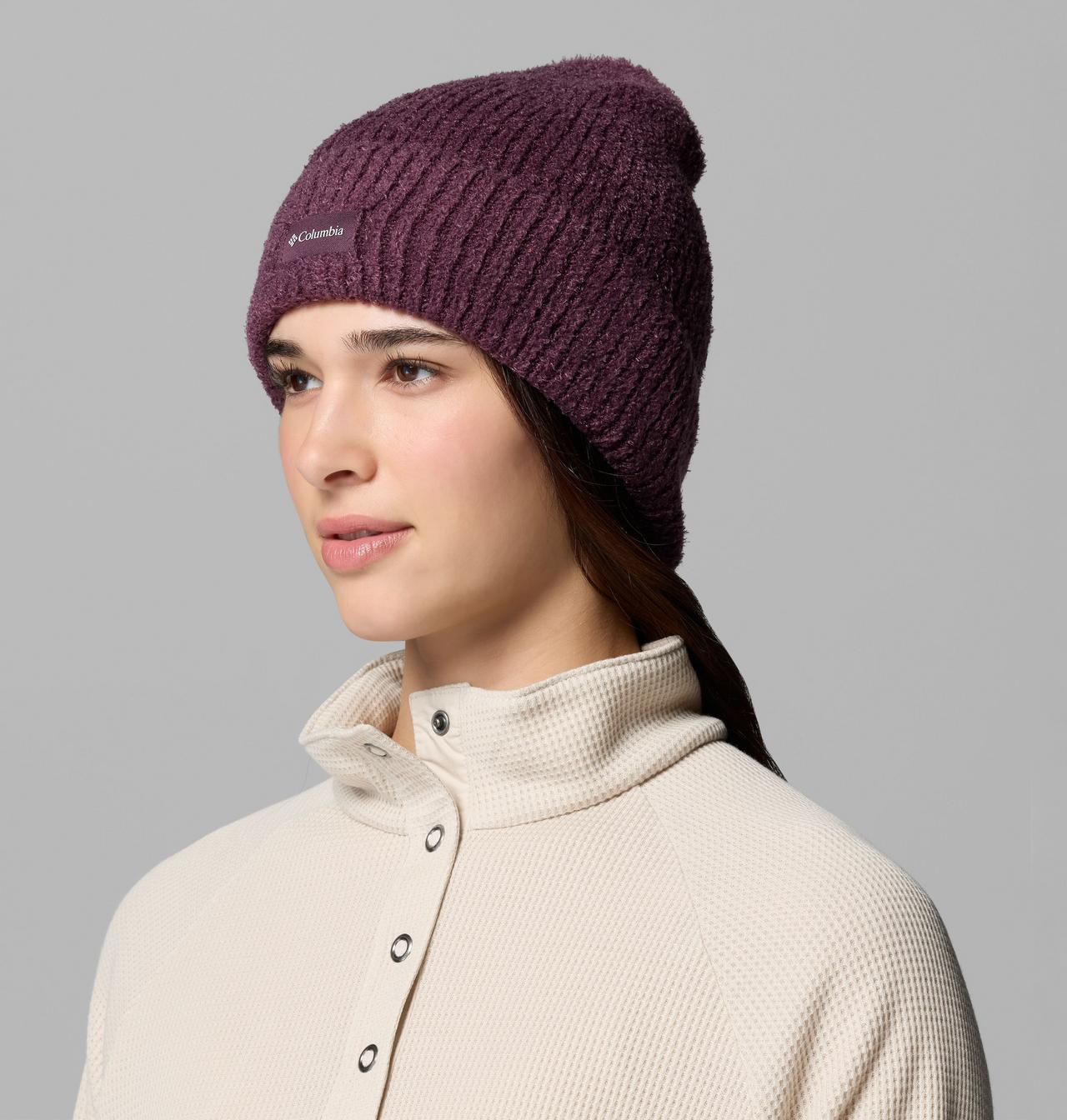Columbia Women's CSC Luxe Cuffed Beanie - Moonvista, on model