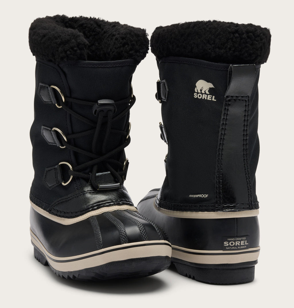 Sorel Yoot Pac Nylon Youth Boot in Black - detail