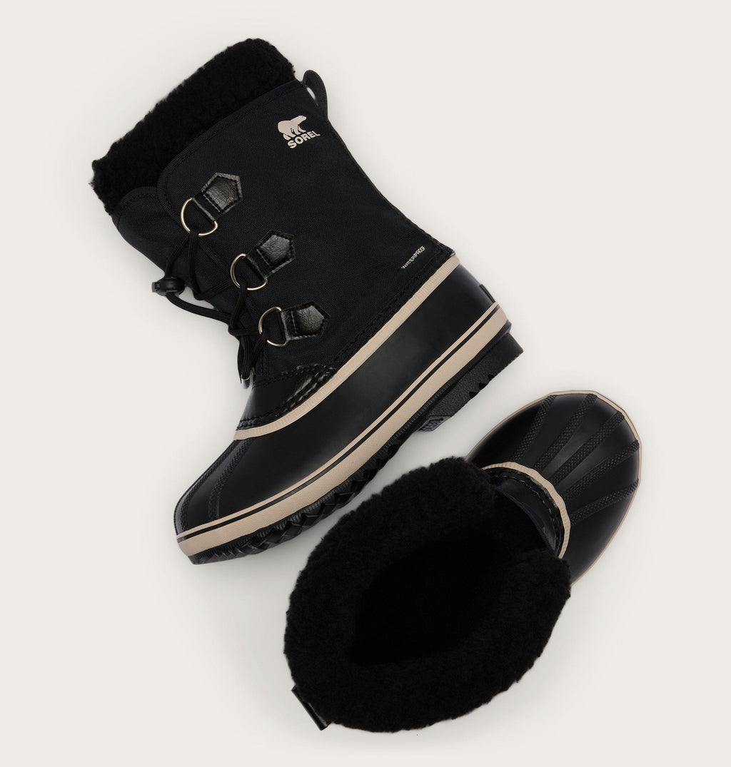Sorel Yoot Pac Nylon Youth Boot in Black - top