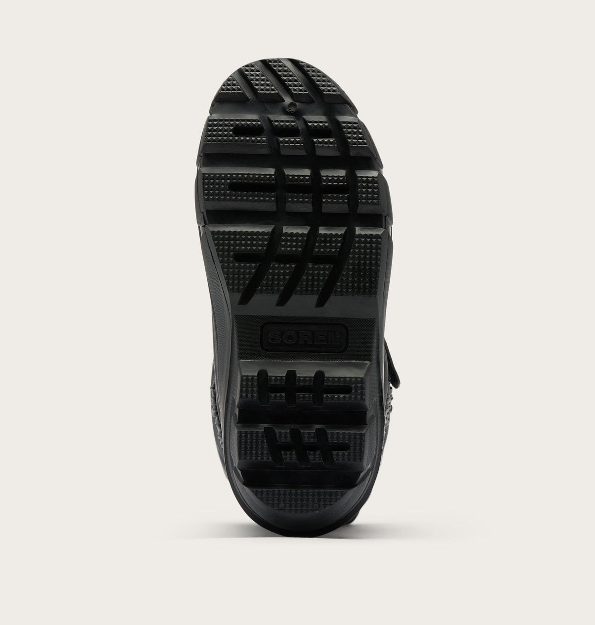 Sorel Little Kids Flurry Winter Boot in Black/Sea Salt - outsole