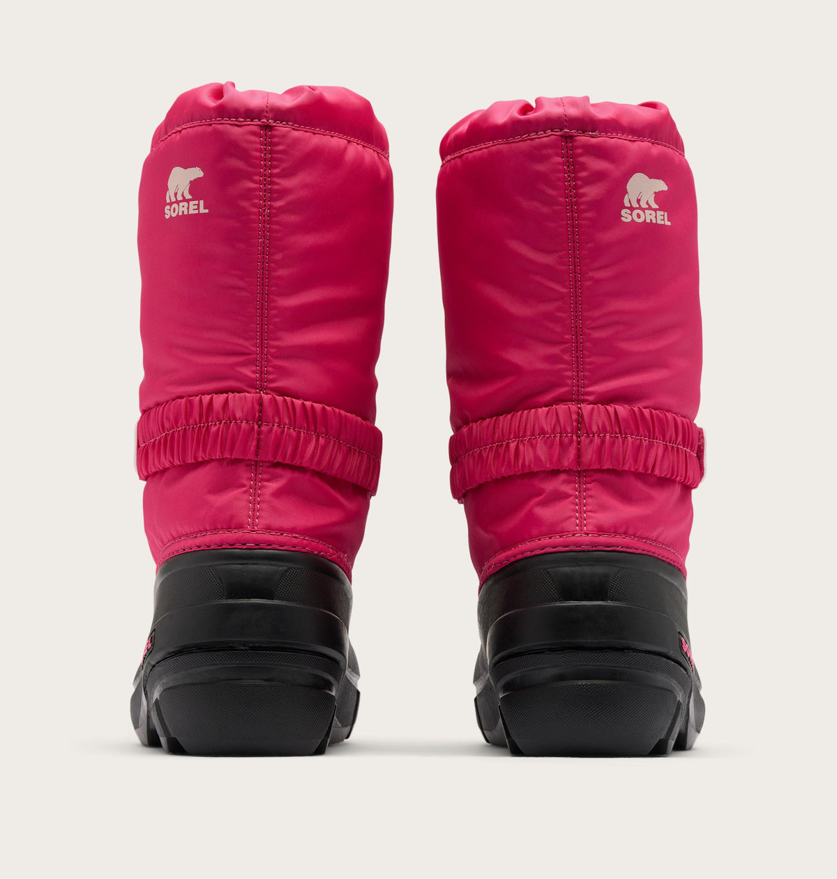 Sorel Little Kids Flurry Winter Boot in Ultra Pink/Pink Salt - back