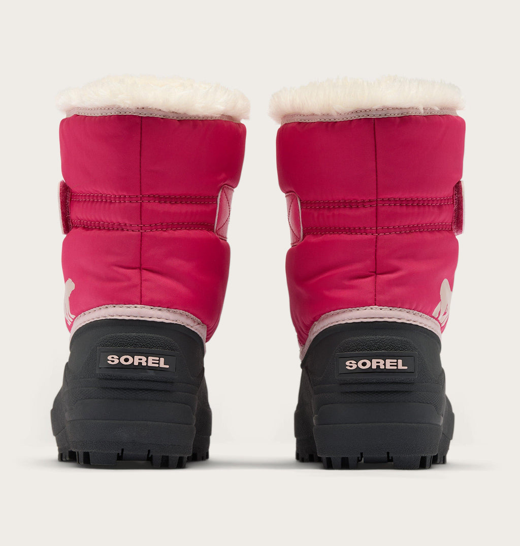 Sorel Snow Commander Little Kids Boot in Ultra Pink/Pink Salt - back