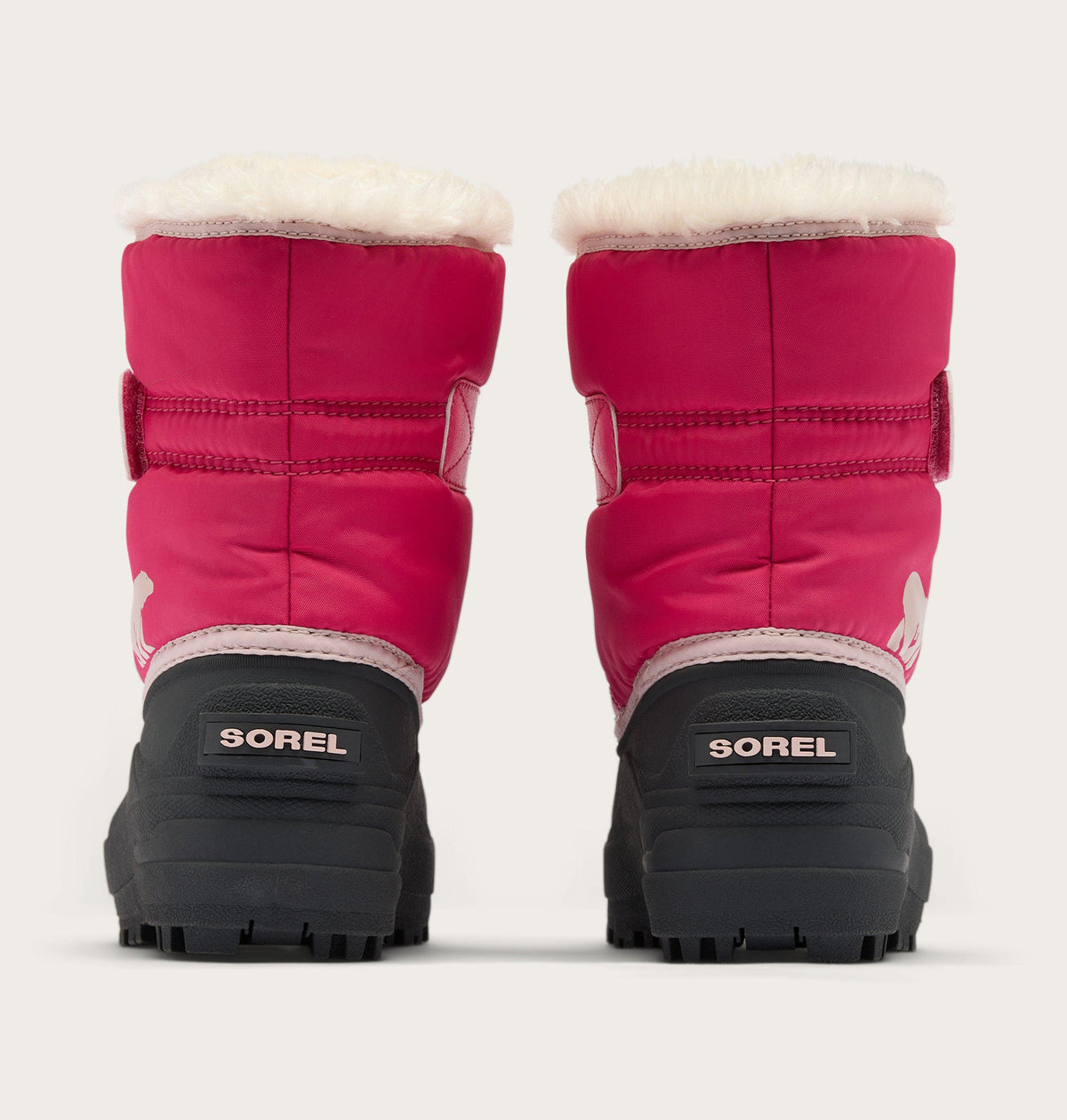 Sorel Snow Commander Little Kids Boot in Ultra Pink/Pink Salt - back
