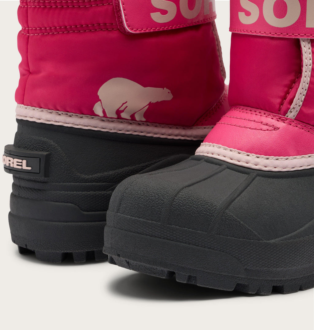 Sorel Snow Commander Little Kids Boot in Ultra Pink/Pink Salt - detail
