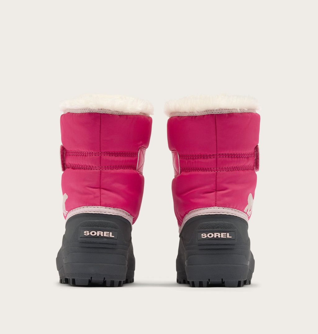 Sorel Toddler Snow Commander Boot in Ultra Pink/Pink Salt - back