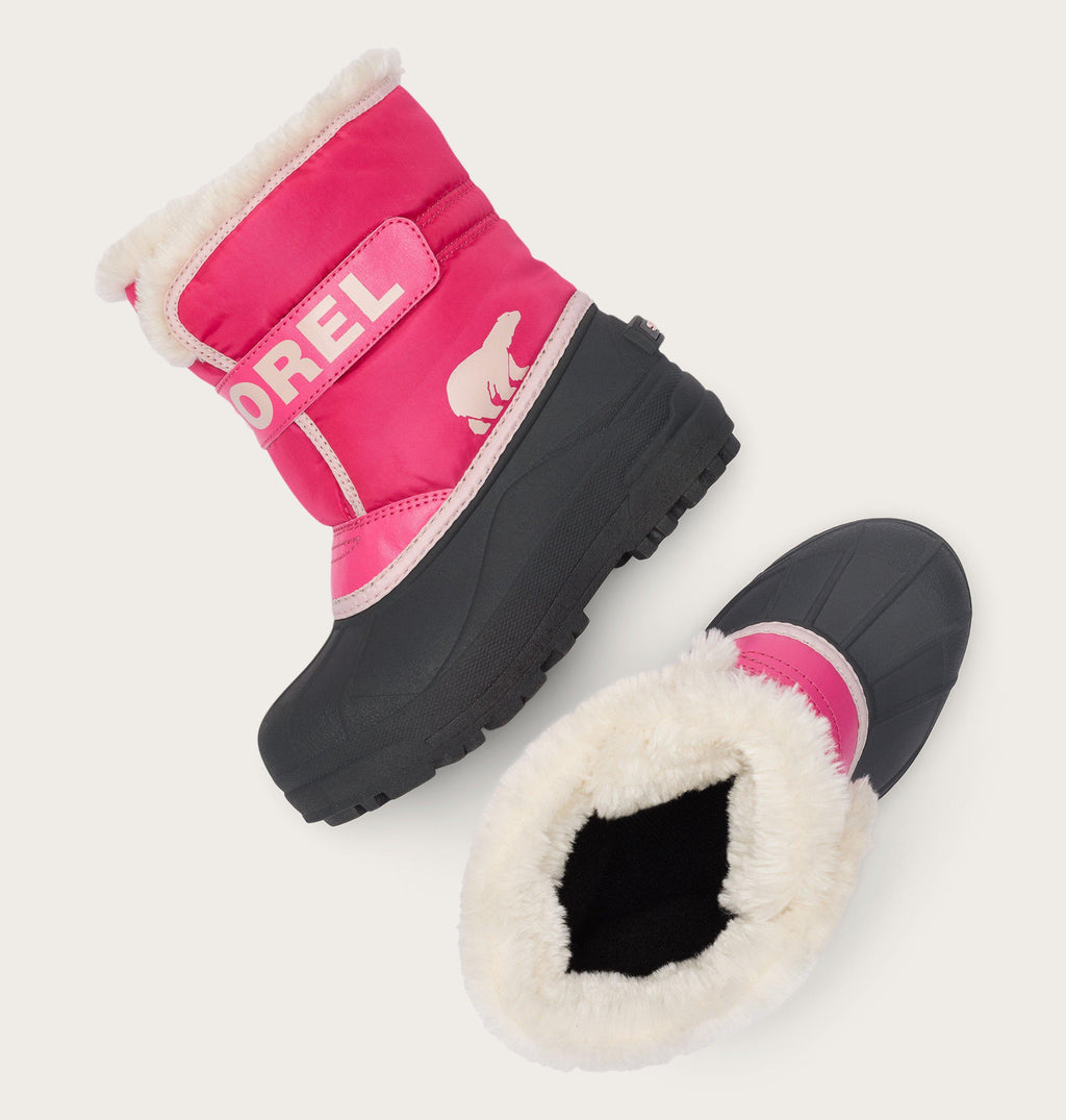 Sorel Toddler Snow Commander Boot in Ultra Pink/Pink Salt - top
