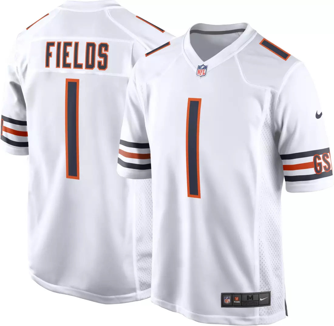 Game Jersey Chicago Bears Justin Fields