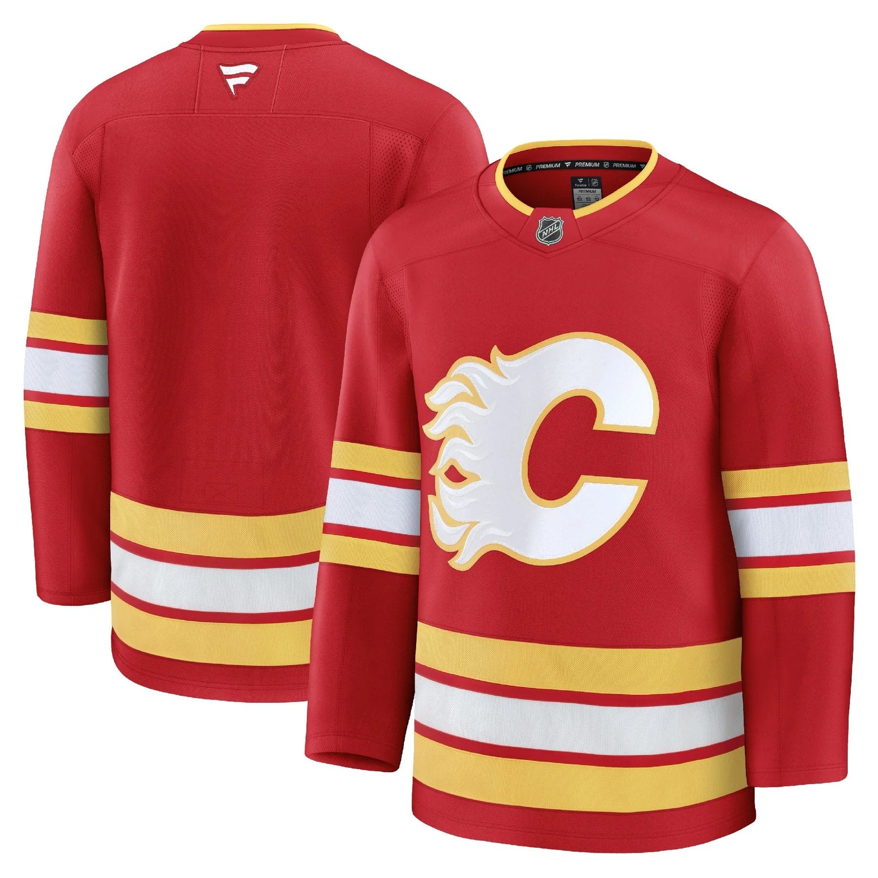 Fanatics Calgary Flames Home Premium Jersey - Blank