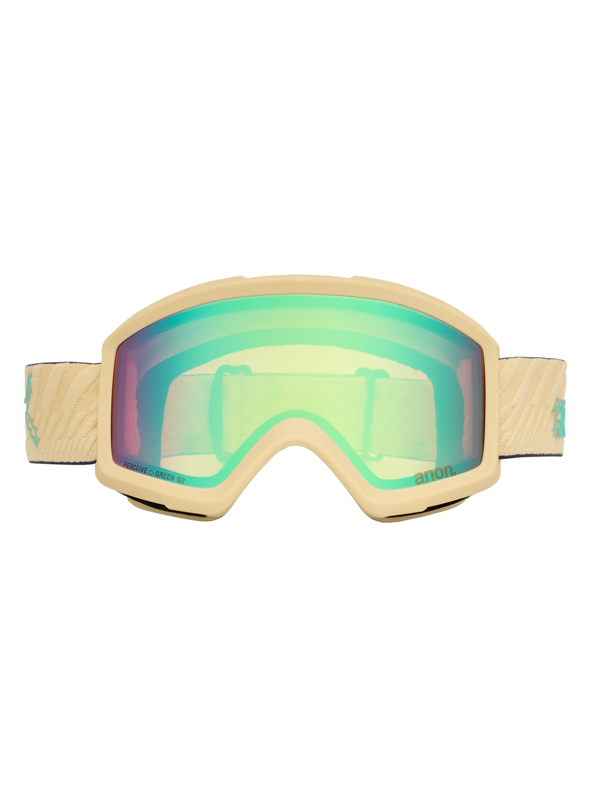 Anon Helix 2.0 Snow Goggle - Beechwood/Variable Green, front view