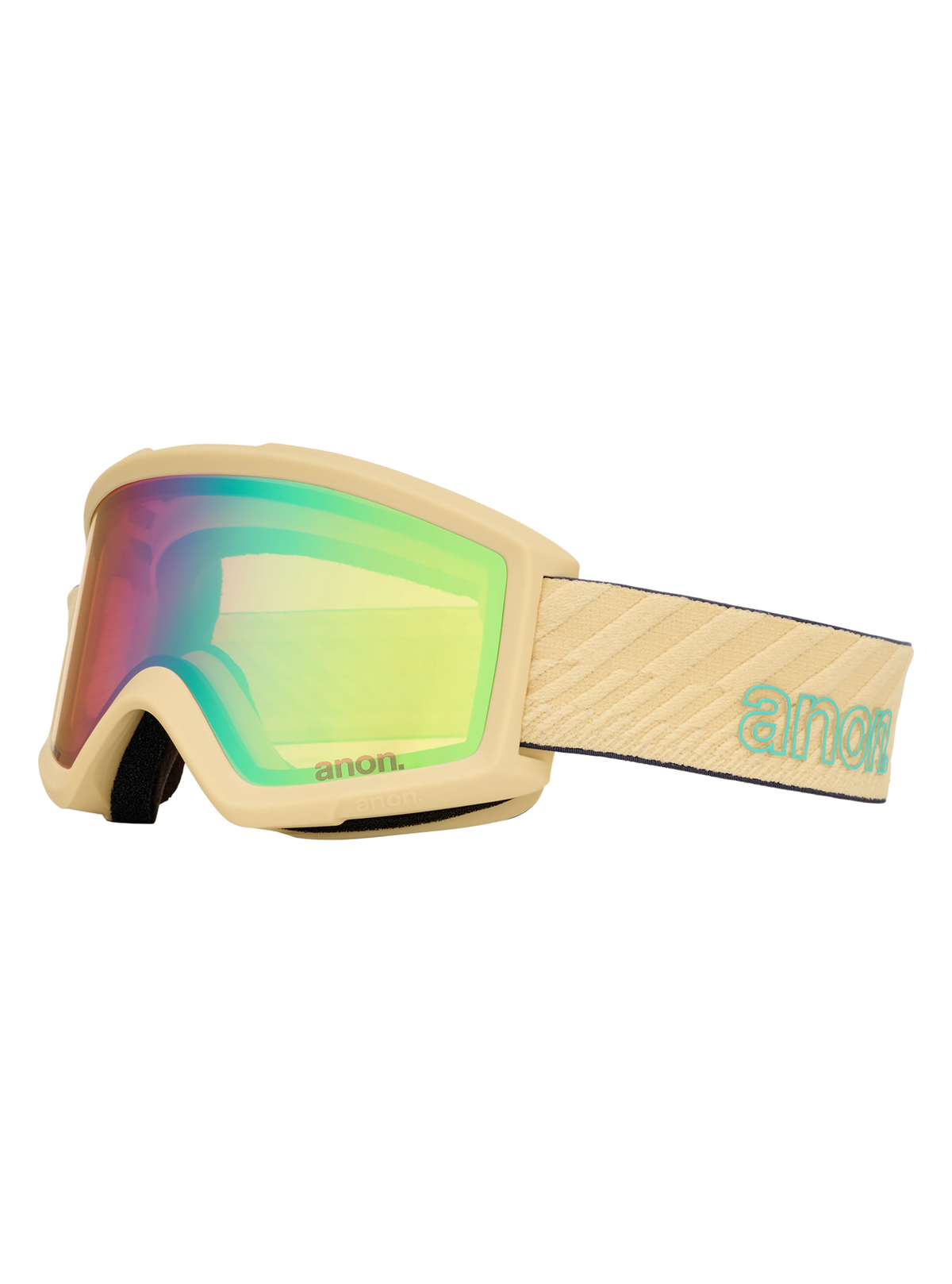 Anon Helix 2.0 Snow Goggle - Beechwood/Variable Green, right angled view