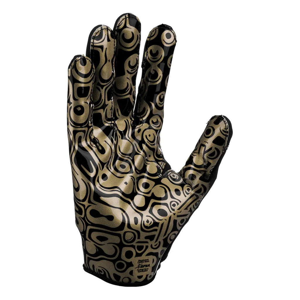 Senior Vapor Jet 8.0 Metallic Football Gloves