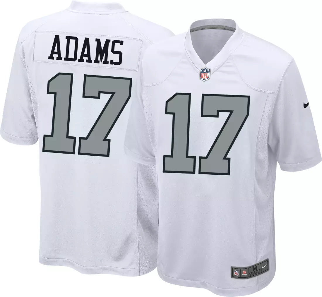 Las Vegas Raiders Davante Adams Game Jersey- White