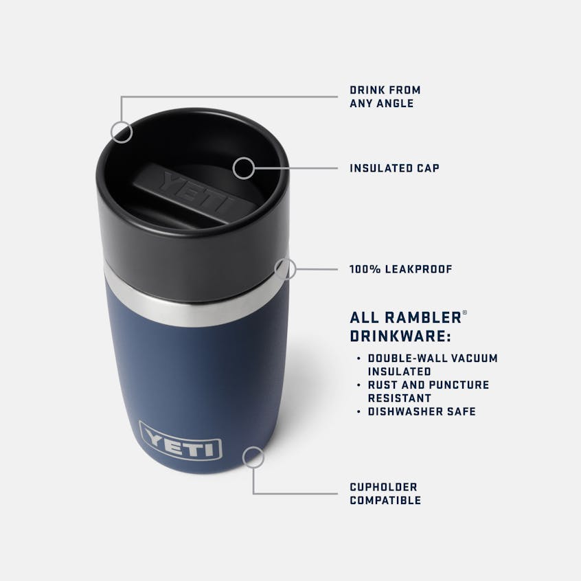 Yeti Rambler 8oz Travel Bottle With Commuter Cap