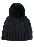 Burton Zippy Fleece-Lined Beanie - True Black - front