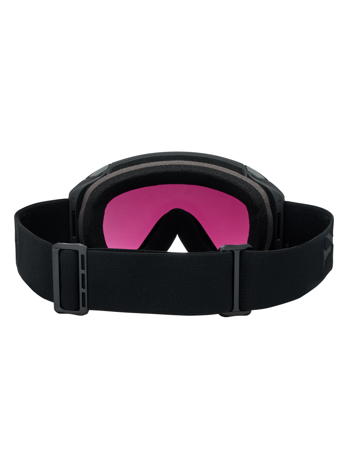 Anon M4S Goggles (Cylindrical) + Bonus Lens + MFI Face Mask - Smoke/Sunny Onyx, strap and lens back view