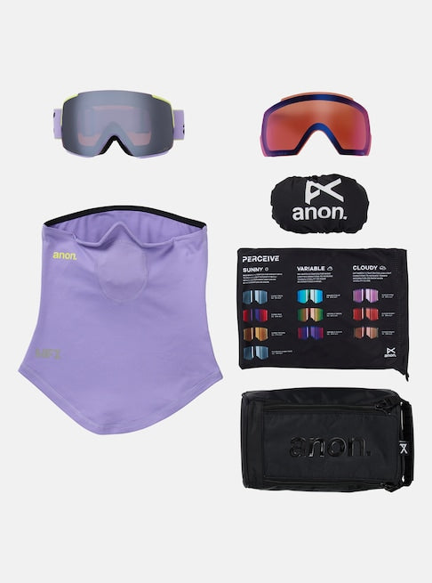 Anon M5 Goggles + Bonus Lens + MFI Face Mask