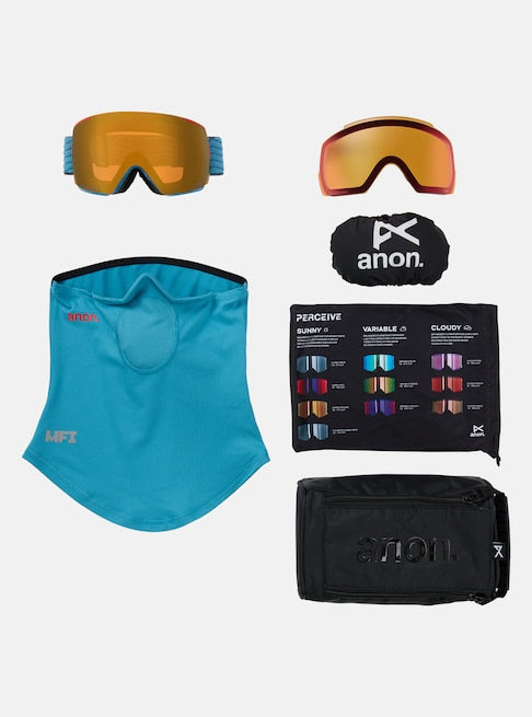 Anon M5 Goggles + Bonus Lens + MFI Face Mask