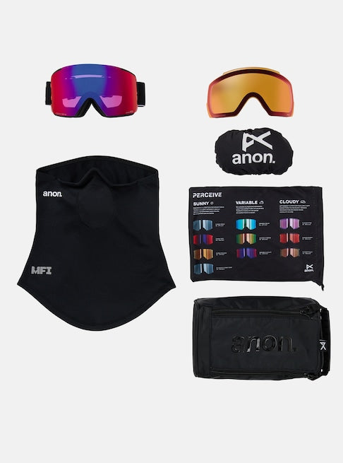 Anon M5 Goggles + Bonus Lens + MFI Face Mask