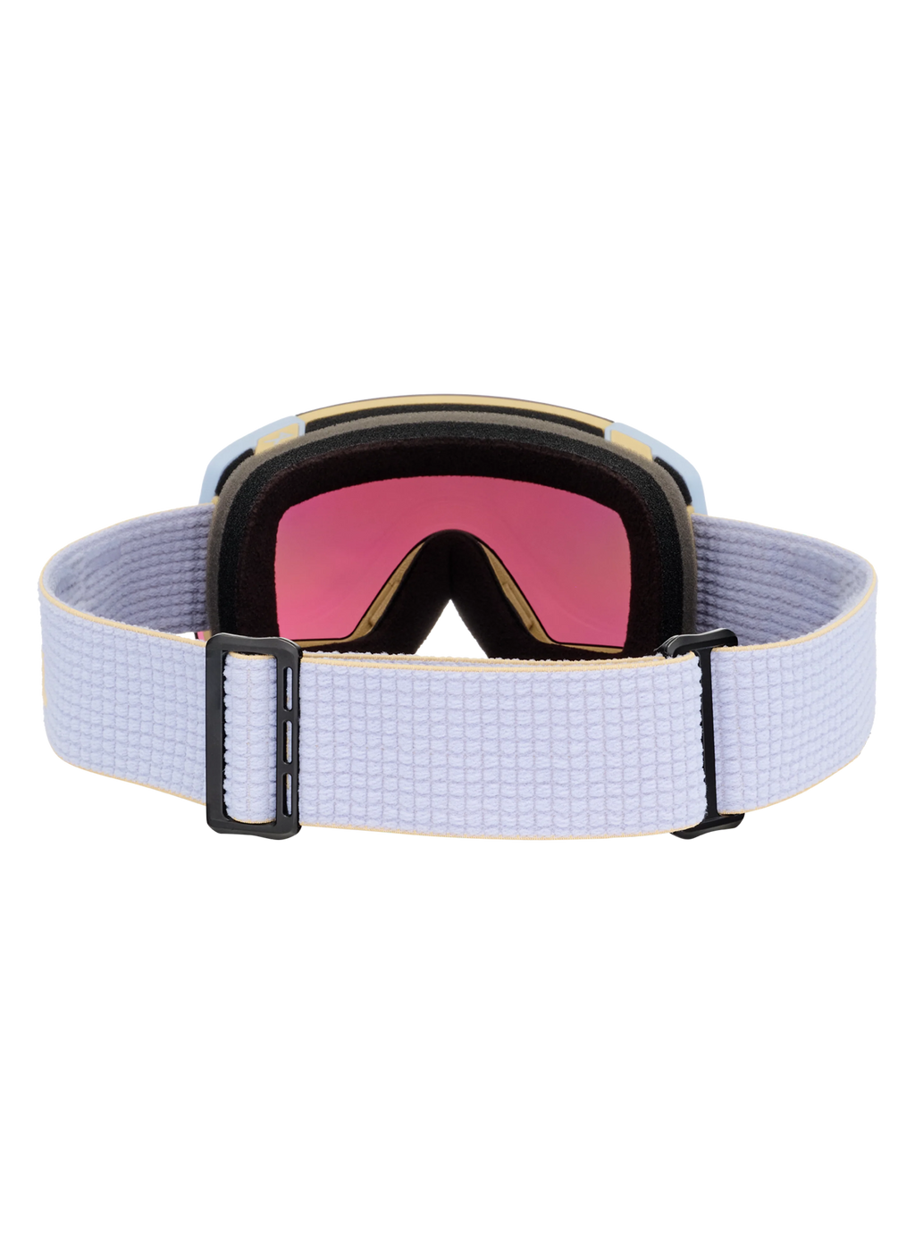 Anon M5S Goggles + Bonus Lens + MFI Face Mask - Airstream Blue/Sunny Onyx, strap and lens back view