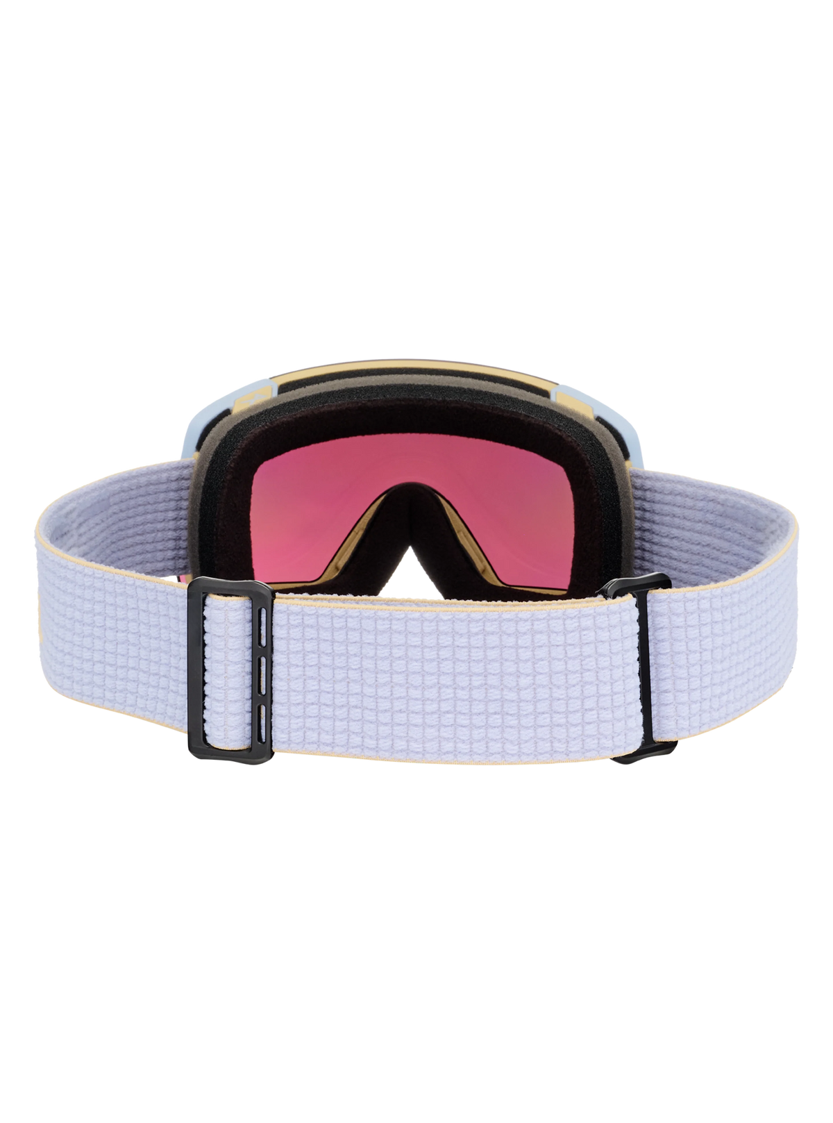 Anon M5S Goggles + Bonus Lens + MFI Face Mask - Airstream Blue/Sunny Onyx, strap and lens back view