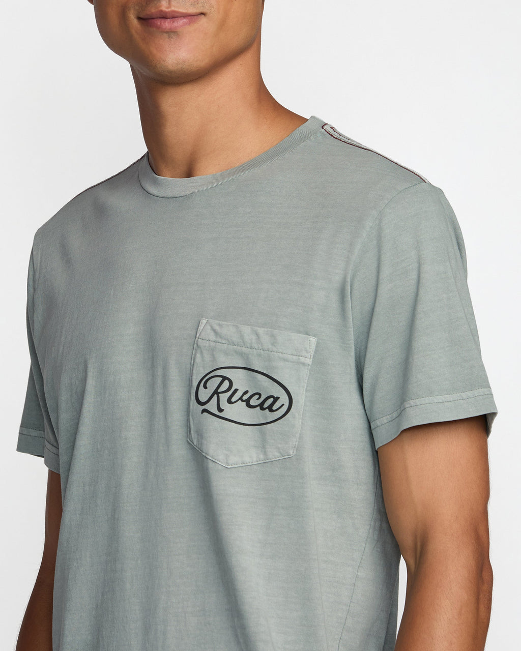 RVCA Contact Script Pocket Short Sleeve Shirt