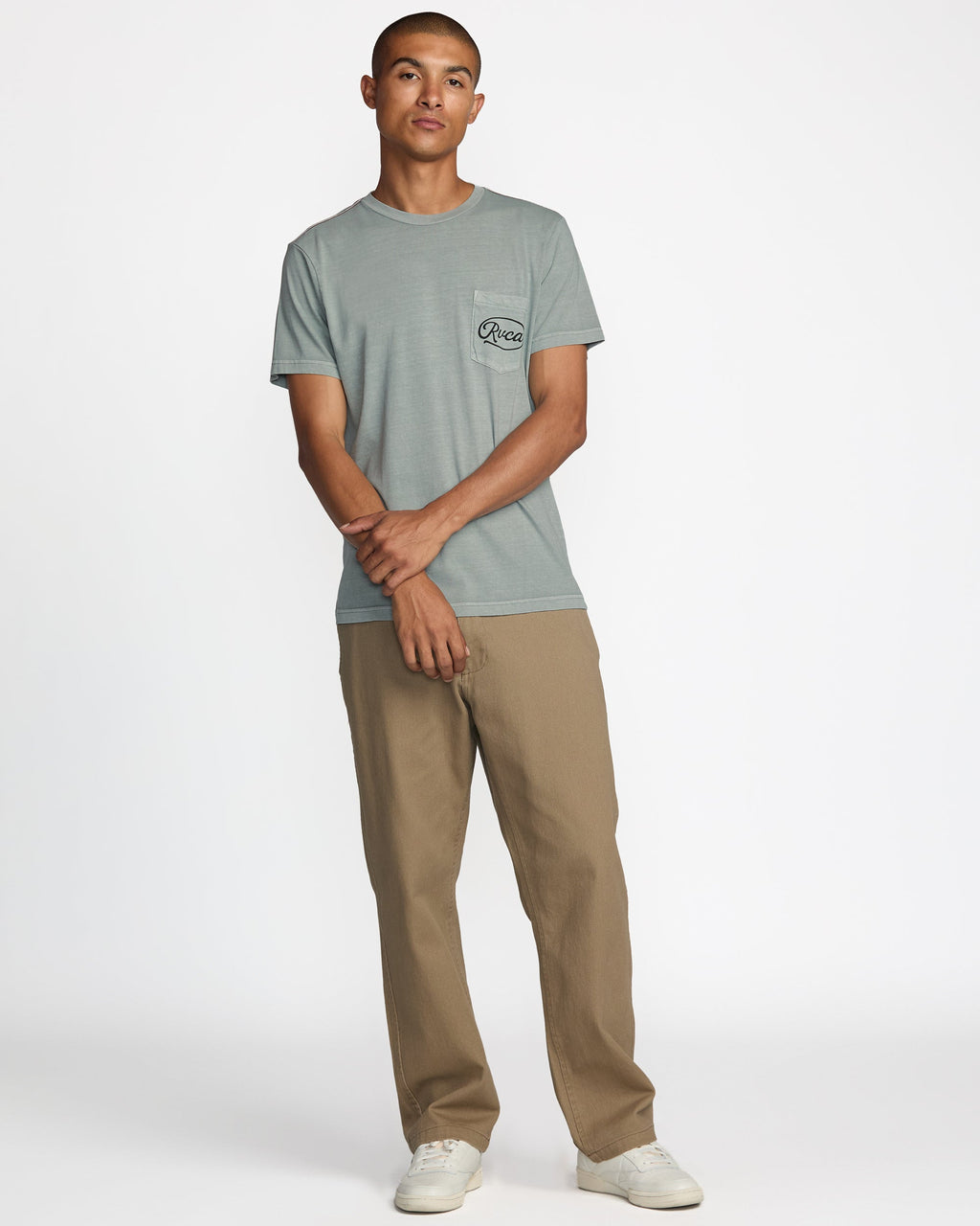 RVCA Contact Script Pocket Short Sleeve Shirt