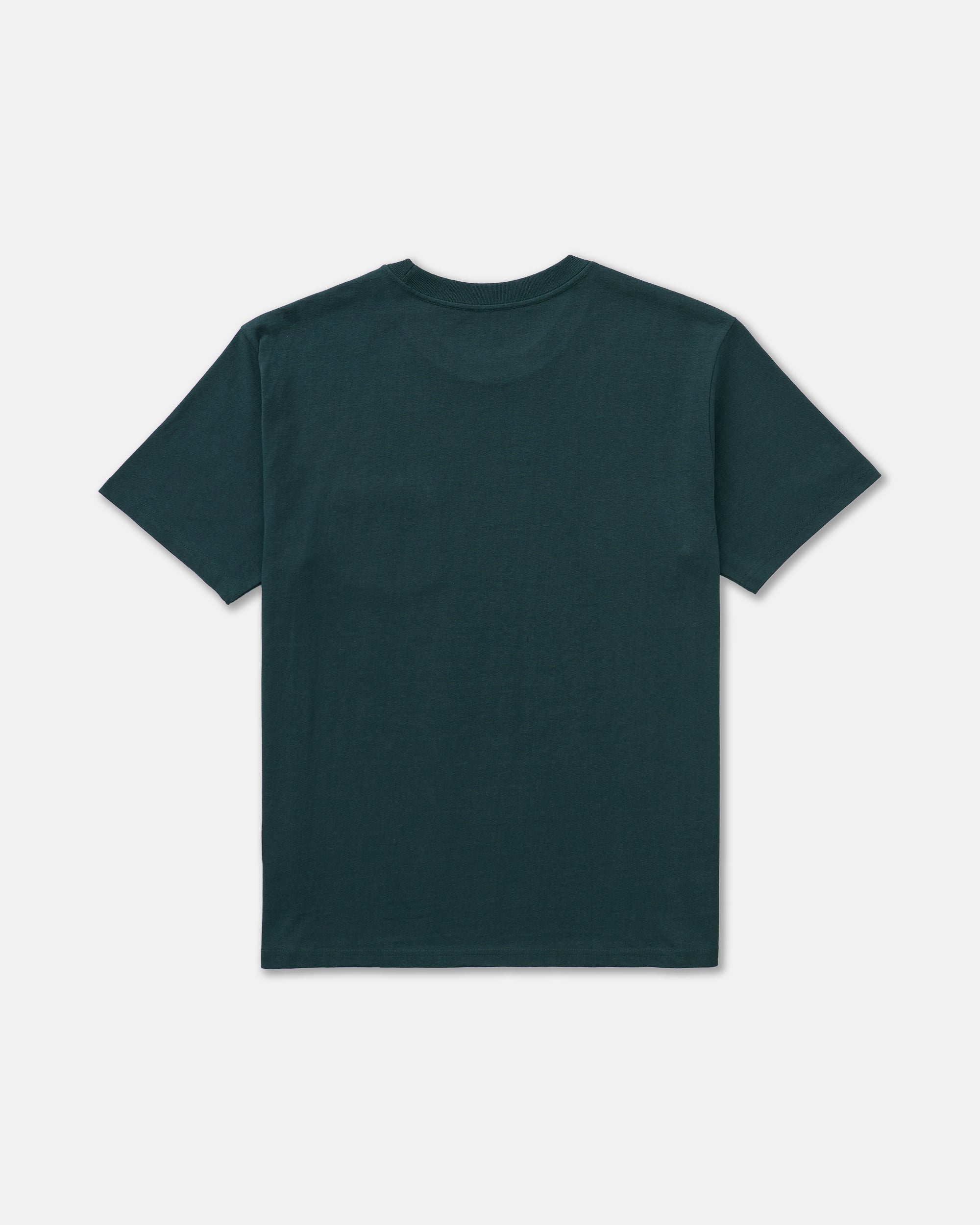 RVCA Standard Script Short Sleeve Pocket Tee - HUNTER GREEN