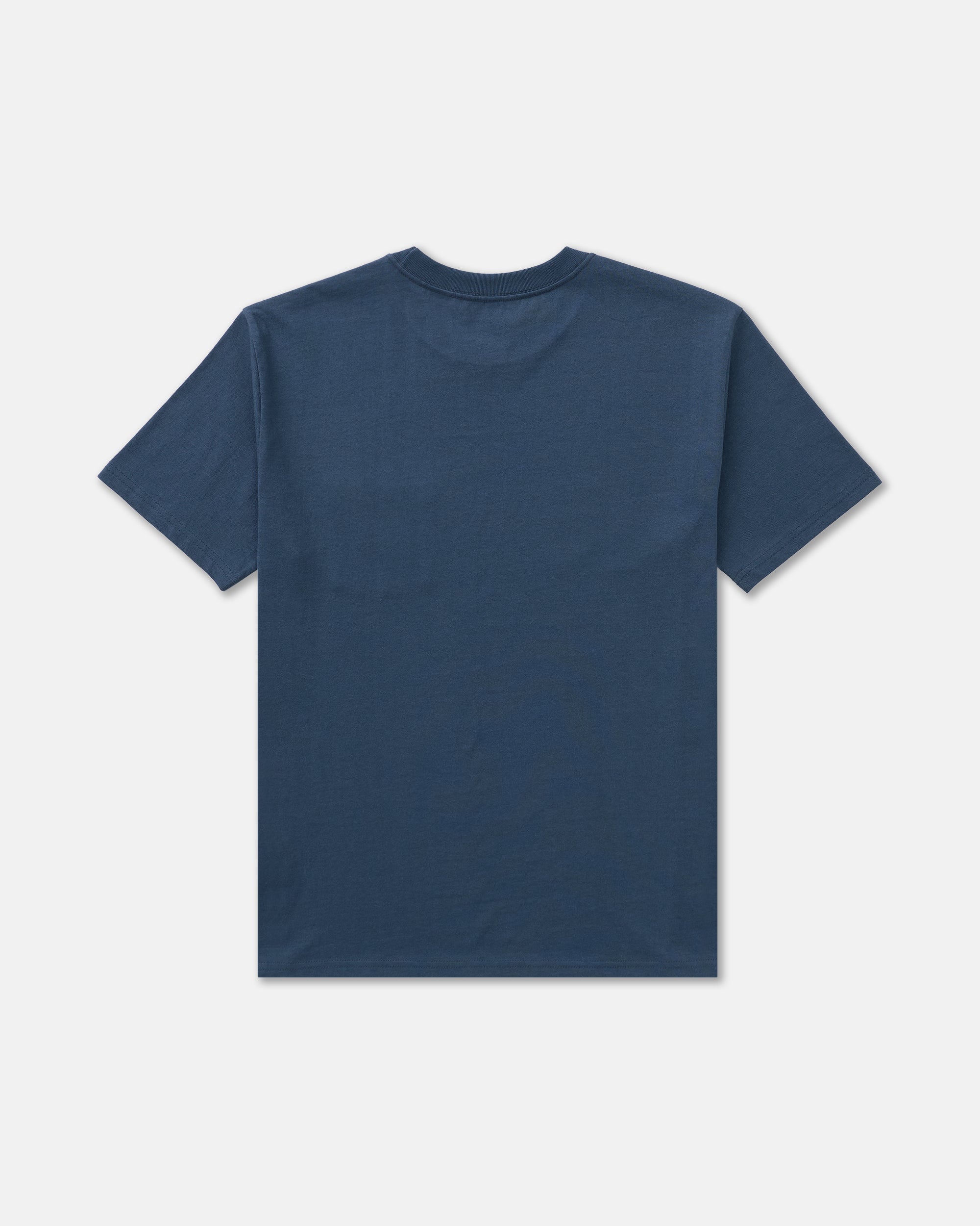 RVCA Americana Label Short Sleeve Pocket Tee - DARK DENIM