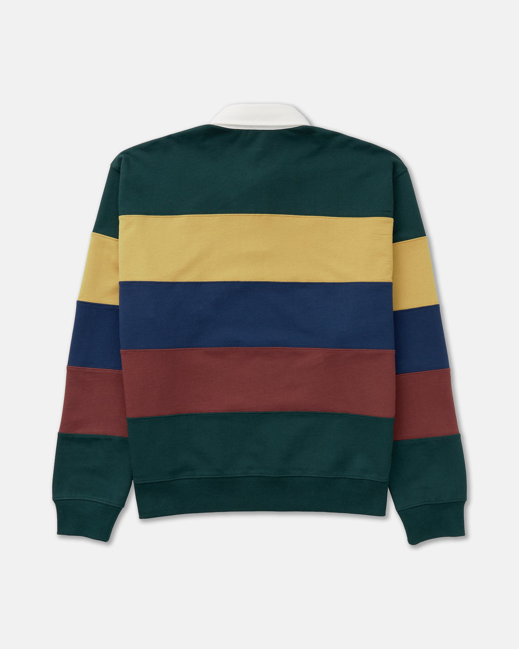 RVCA Insignia Fleece Rugby Shirt - HUNTER GREEN