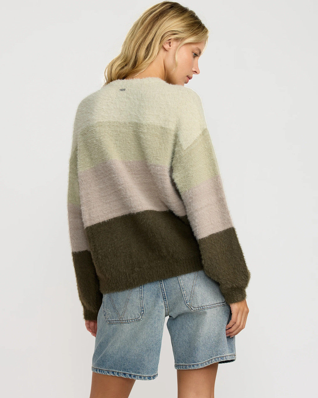 RVCA Ty Sweater - Cypress Green - back