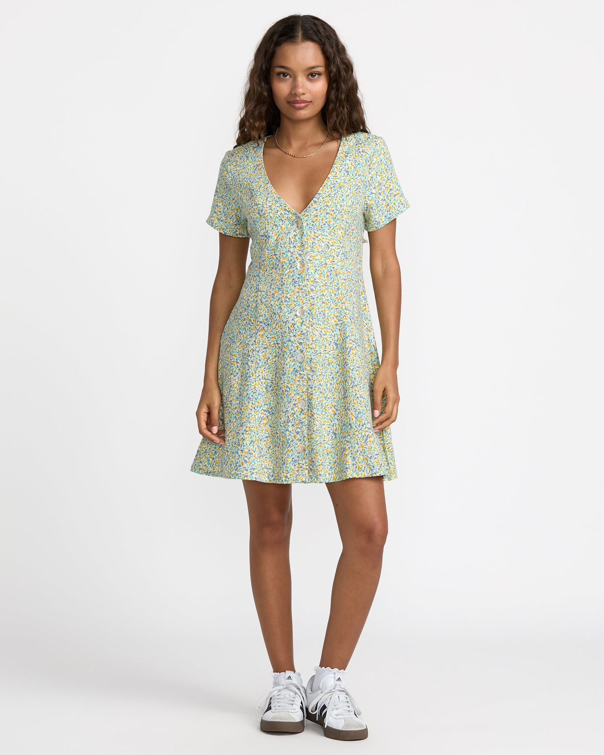 RVCA Understated Dress Blue Bird front