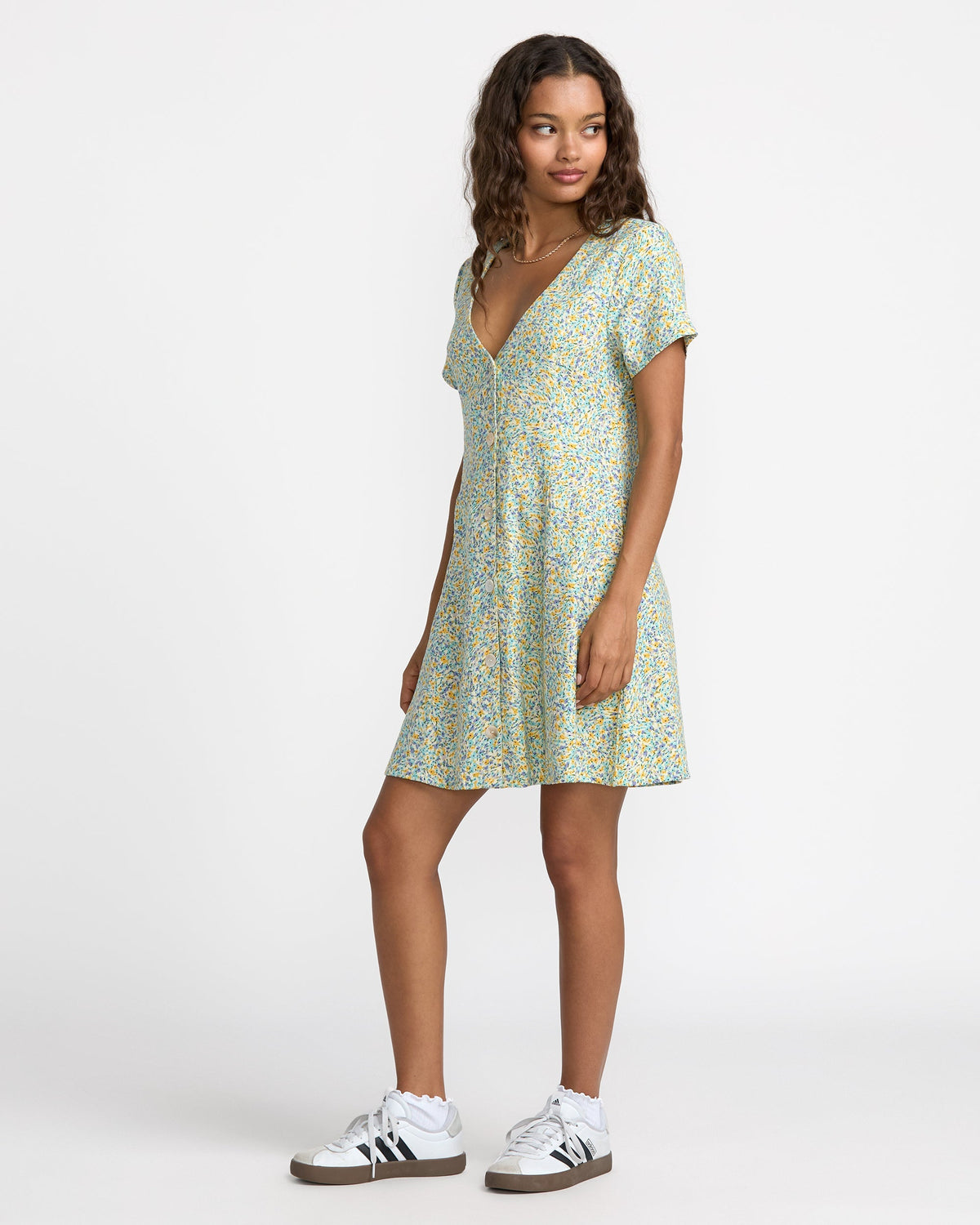 RVCA Understated Dress Blue Bird side