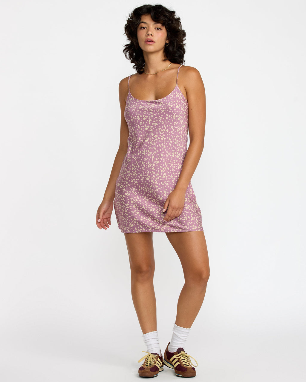 RVCA Women's MacArthur Dress - Winter Orchid - Detail